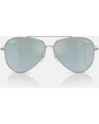 Ray-Ban - Lenny Kravitz X Aviator Pilot Sunglasses With Mirrored Lens - Lyst