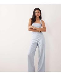 Kaiia - Exclusive Linen Blend Wide Leg Pants - Lyst