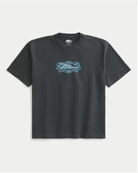 Hollister - Boxy Heavyweight No Fear Graphic Tee - Lyst
