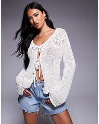Princess Polly - – swain – offene strickjacke - Lyst