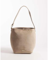 Barbour - Cedar Large Suede Bucket Bag - Lyst