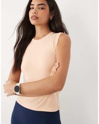 4505 - Fitted Cotton Everyday Tank With Quick Dry Finish - Lyst