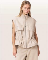 AllSaints - Chaleco Flor De - Lyst