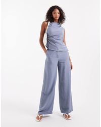 ASOS - Relaxed Straight Leg Trousers Co-Ord - Lyst