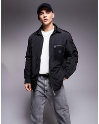 ARMANI EXCHANGE - – wattierte hemdjacke - Lyst