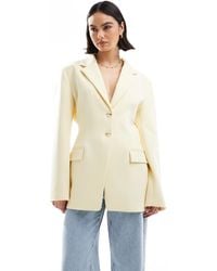 ASOS - Tailored Cinch Waist Blazer - Lyst
