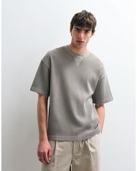 ASOS COLLECTIVE - Heavyweight Oversized Waffle T-shirt - Lyst