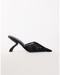 TOPSHOP - Alessio Angular Heel Pointed Court Shoe - Lyst