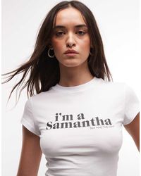 ASOS - X 'sex And The City' Official Licence Baby Tee - Lyst