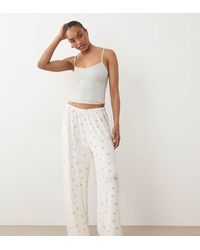 ASOS - Asos Design Tall Mix & Match Pointelle Pyjama Trouser - Lyst