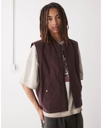 Champion - Veste sans manches à fermeture éclair - bordeaux - Lyst