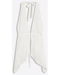 Bershka - Halter Neck Tie Top - Lyst