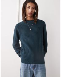 Collusion - Knitted Crew Neck Jumper - Lyst