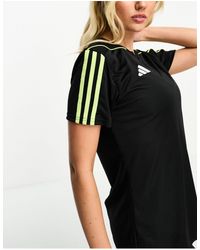 adidas Originals - Adidas football - tiro 23 - t-shirt nera e verde - Lyst