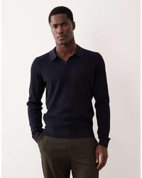 Mango - Cotton Mix Ribbed Polo Top - Lyst