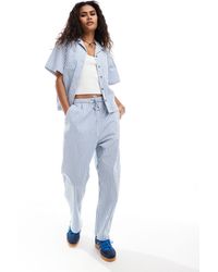 Obey - Co-ord Cotton Stripe Trousers - Lyst