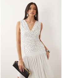 ASOS - Slinky Cowl Drape Top - Lyst