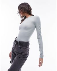 TOPSHOP - Supersoft Long Sleeve Body - Lyst