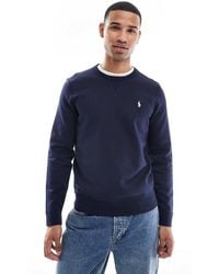 Polo Ralph Lauren - Icon Logo Double Knit Sweatshirt - Lyst