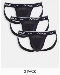 Nike - 3 Pack Cotton Stretch Jock Straps - Lyst