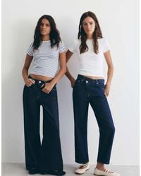 Pull&Bear - Set Van Geribbelde Gestreepte T-Shirts - Lyst