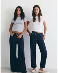 Pull&Bear - Set Van Geribbelde Gestreepte T-Shirts - Lyst