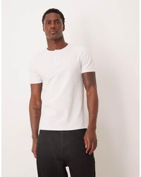ASOS - Heavyweight Slim Fit T-shirt With Henley Neck - Lyst