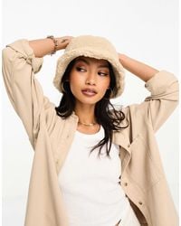 ASOS - Borg Bucket Hat - Lyst