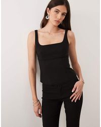 Mango - Valeria Square Neck Sleeveless Top Co-Ord - Lyst