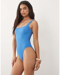 ARKET - Crinkle One-piece Swimsuit - Lyst