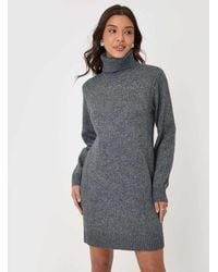 Threadbare - Turtle Neck Mini Jumper Dress - Lyst