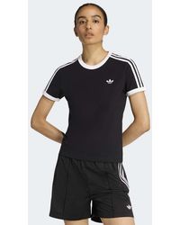 adidas Originals - 3 Stripes Slim Tee - Lyst