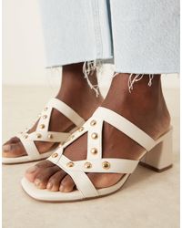 ASOS - – howdy – mittelhohe mules - Lyst