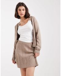 Object - Fine Gauge Knitted Mini Skirt - Lyst