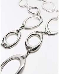 Bershka - Ring Chain Belt - Lyst