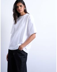 TOPSHOP - Premium Basic Short Sleeve Tee - Lyst