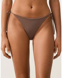 Oysho - Mini Polka Dot Medium-Coverage Bikini Briefs - Lyst