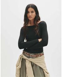 Pull&Bear - Long Sleeve Bodysuit - Lyst