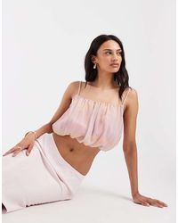 ASOS - Chiffon Bubble Cami Top - Lyst
