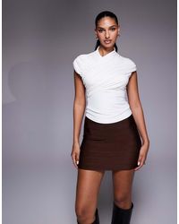 ASOS - Bandage Panel Mini Skirt - Lyst