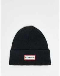 HUNTER - – gerippte unisex-strickmütze - Lyst