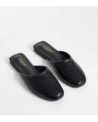 SIMMI - Simmi London Nichola Wide Fit Woven Flat Mules - Lyst