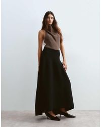 ARRANGE - Knitted Sculpted Tulip Skirt - Lyst