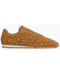 Tommy Hilfiger - Suede Studded Low Profile Trainers - Lyst