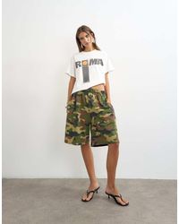 TOPSHOP - 'roma' Graphic Boxy Tee - Lyst