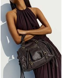 Bershka - Worn-effect Bowling Bag With Straps - Lyst