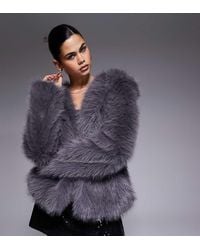 The Frolic - Exclusive Faux Fur Hooded Jacket - Lyst