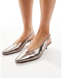 schuh - Soraya Kitten Heel Slingback Shoes - Lyst