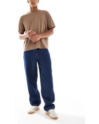 Only & Sons - – five – baggy-jeans aus mittelblauem denim - Lyst