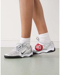 Nike - T90 Metallic Trainers - Lyst